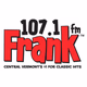 107.1 Frank FM - WRFK Logo