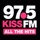 97.5 KISS FM - KOLW Logo