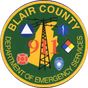 Blair County, PA, EMS, Fire, Police logo