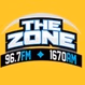 96.7FM 1670AM The Zone - W244DR logo
