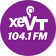 XEVT 104.1 FM - XHVT Logo
