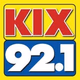KIX 92.1 - WKXY Logo