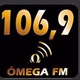 106,9 Ômega FM Logo