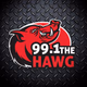 99.1 The Hawg - KRZS Logo