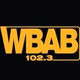 102.3 WBAB - WHFM Logo