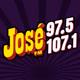 José 97.5 y 107.1 - KSSC Logo