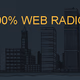 100% WEB RADIO Logo