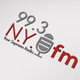 99.3 N.Y.U FM Radio Logo