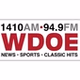 94.9FM & 1410 AM WDOE - WDOE logo