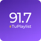 91.7, Tu Playlist - XHCIA Logo
