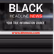 The Black Headline News Radio Logo