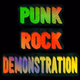 Punk Rock Demonstration Radio Station Logo