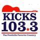 Kicks 103.3 - WKVS Logo