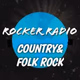 Rocker Radio Country Folk Rock Logo