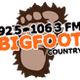 Bigfoot Country - WIBF-FM logo