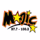 Magic 97.7/100.3 - KGLM-FM Logo