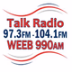 Talk Radio 97.3FM 104.7FM WEEB 990AM - WEEB Logo