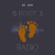 6 Foot 3 Radio Logo