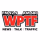 FM 92.9 / AM 680 WPTF - W225DF Logo