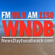 93.5FM 1150AM WNDB - WNDB Logo