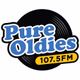Pure Oldies 107.5 - W298AP Logo