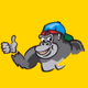 95.3 Gorilla - WZNF Logo
