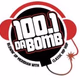 100.1 Da Bomb - W265BO Logo