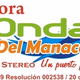 Ondas Del Manacacias 107.8 Logo