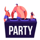 Хит FM - Party Logo
