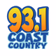 93.1 Coast Country - WKRO-FM logo