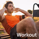 104.6 RTL - Workout Logo