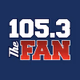 105.3 The Fan - KRLD-FM Logo