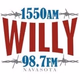 WILLY 1550 & 98.7 - KWBC Logo