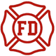 Georgetown, SC Fire, EMS Logo