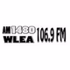 AM 1480 WLEA - W295CW Logo