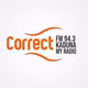 CorrectFM 94.3 Kaduna Logo