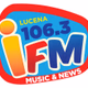 106.3 iFM Lucena - DWHU Logo