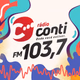 Rádio Conti 103.7 FM Logo