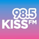 98.5 Kiss FM - WPIA Logo