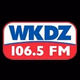 106.5 WKDZ - WKDZ-FM Logo