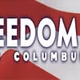 91.5 Freedom FM - WHKC Logo