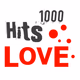 1000 HITS Love Logo