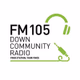FM105 Down Community Radio Logo