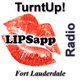 LIPSapp.com TurntUp!FLL Radio Logo