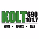 News Talk 690 & 101.7 FM - KOLT Logo