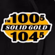 Solid Gold 100.5 & 104.5 - WVIP Logo