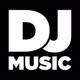 DJ Music Radio Logo