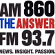 AM 860 The Answer - W229DJ Logo