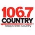 Country 106.7 - CIKZ-FM Logo