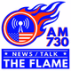 AM 760 & AM 730 The Flame - KQPN Logo